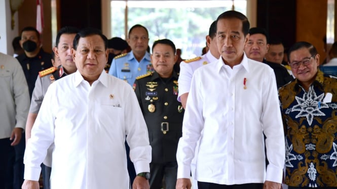 Kembali Puji Jokowi, Prabowo Subianto: Presiden Orang Jeli, Jangan Underestimate Beliau