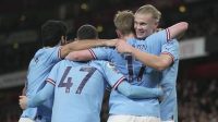 FOTO: Man City Tendang Arsenal dari Puncak Klasemen