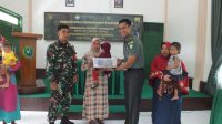 Kodim 0117/Aceh Tamiang Salurkan Bantuan Nutrisi Dari KASAD Untuk Anak Stunting 