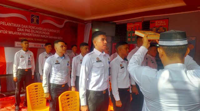 Pelantikan PNS Angkatan 2021 Lapas Kelas IIB Lhoksukon Pelantikan PNS Angkatan 2021 Lapas Kelas IIB Lhoksukon