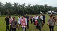 Komandan Kodim 0117/Aceh Tamiang bersama Forkompimda Sambut Kunker Menhub Monitoring Pembangunan KAI