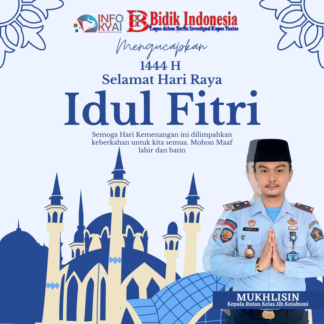 Karutan Kelas IIB Ucapkan Selamat Hari Raya Idul Fitri 2023/1444 Hijriah