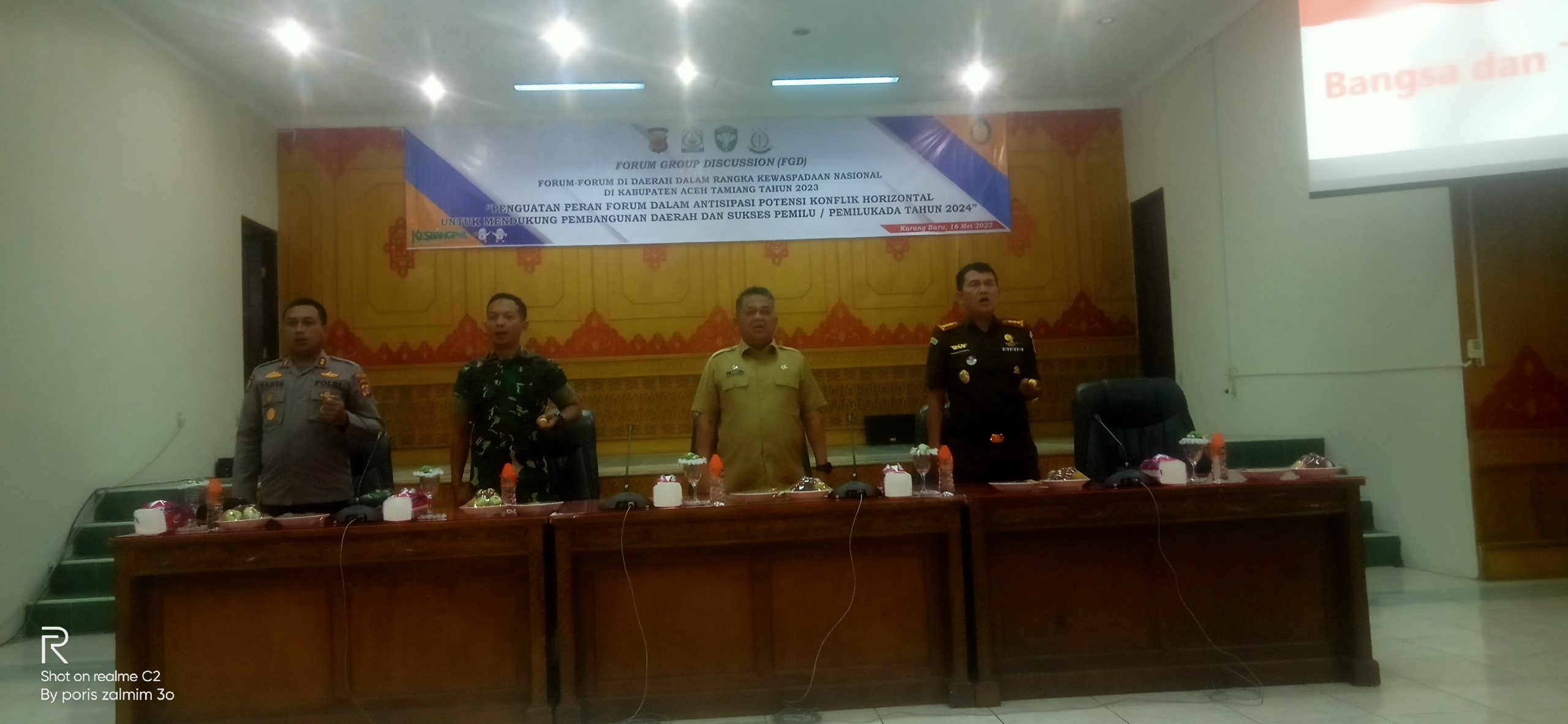 Kesbangpol Aceh Tamiang adakan FKD  Penguatan Forum Antisipasi Konflik Horizontal Sambut Pemilu 2024