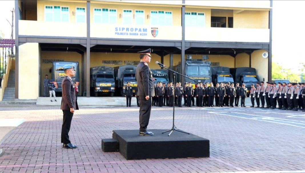 Kapolresta Banda Aceh Pimpin Upacara Hari Lahir Pancasila 1 Juni 2023