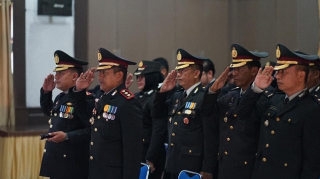 Kapolresta beserta PJU Ikuti Upacara Hari Lahir Pancasila