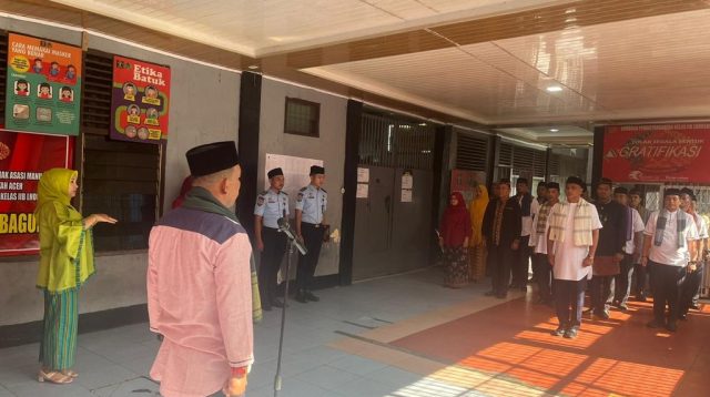 Peringatan Hari Pancasila Di Lapas Lhoksukon