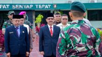 Lepas Satgas Pamtas RI-PNG Pj Bupati Meurah prajurit TNI Adalah Wira Bangsa