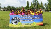 Sekolah Sepak Bola (SSB)  Bumi Muda Sedia di  Resmikan Kabupaten Aceh Tamiang 