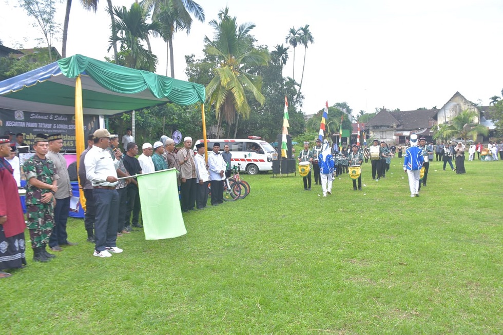 Sambut Tahun Baru islam Kecamatan Kota Kualasimpang Gelar Pawai dan Lomba sepeda Hias