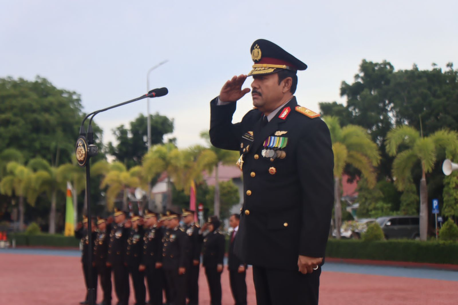 Brigjen Syamsul Bahri Pimpin Upacara Kemerdekaan di Polda Aceh