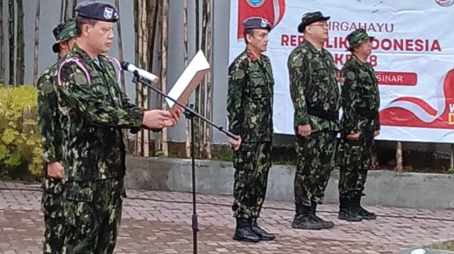 Dua Jenderal BNN Ikuti Dan Pimpin Upacara Kemerdekaan RI Ke-78 di BNN Kota Lhokseumawe