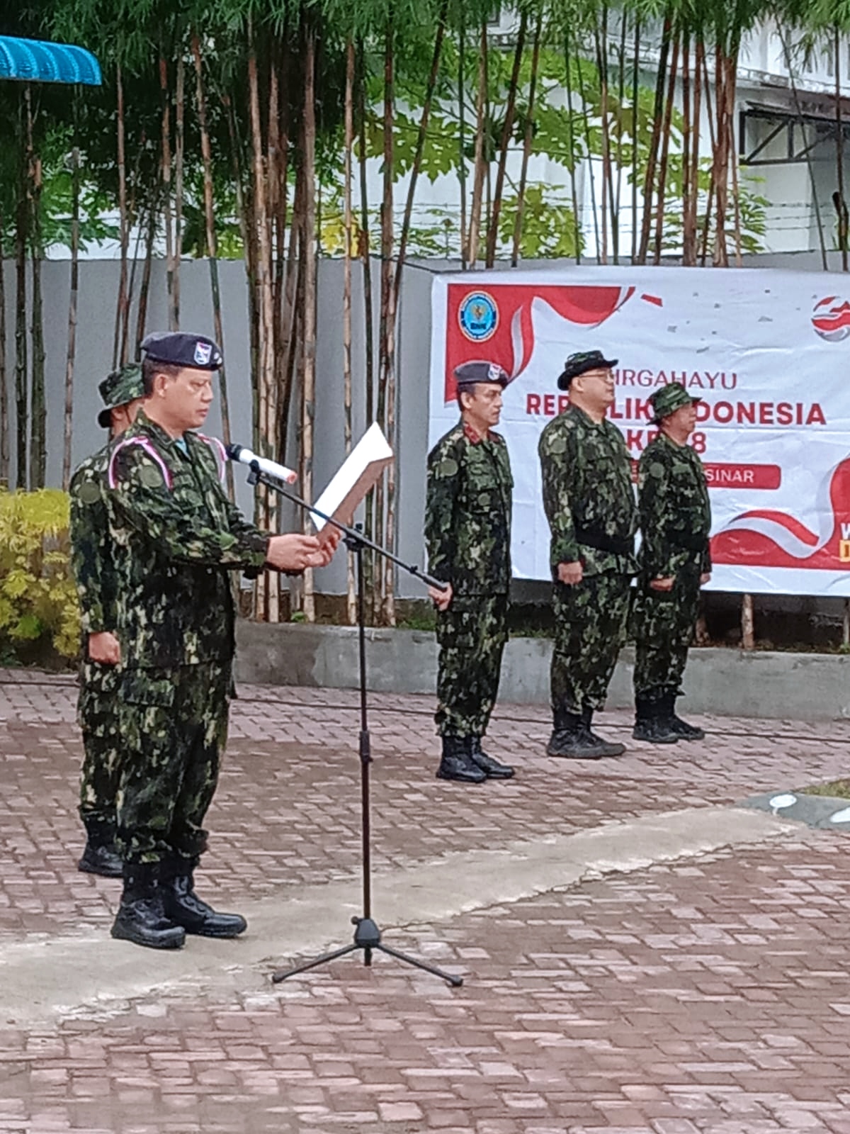 Dua Jenderal BNN Ikuti Dan Pimpin Upacara Kemerdekaan RI Ke-78 di BNN Kota Lhokseumawe