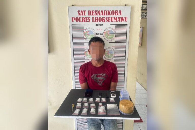 Polisi Kembali Ringkus Seorang Tersangka Narkotika, 19 Paket Sabu Turut Diamankan