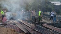 1 Unit Rumah Kontruksi Kayu Dilalap Sijago Merah Menewaskan Pemilik Rumah Meninggal Dunia di Kecamatan Permata