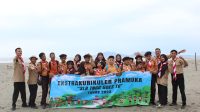 Jelajah Pramuka SLB TNCC Ajak Siswa Istimewa Bersihkan Sampah Di Pantai