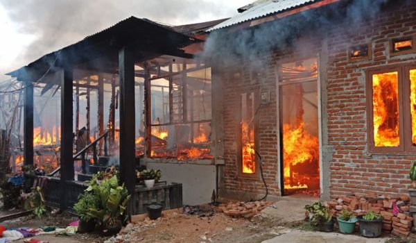 Delapan Rumah di Banda Aceh Ludes Terbakar, Satu Korban Luka Bakar