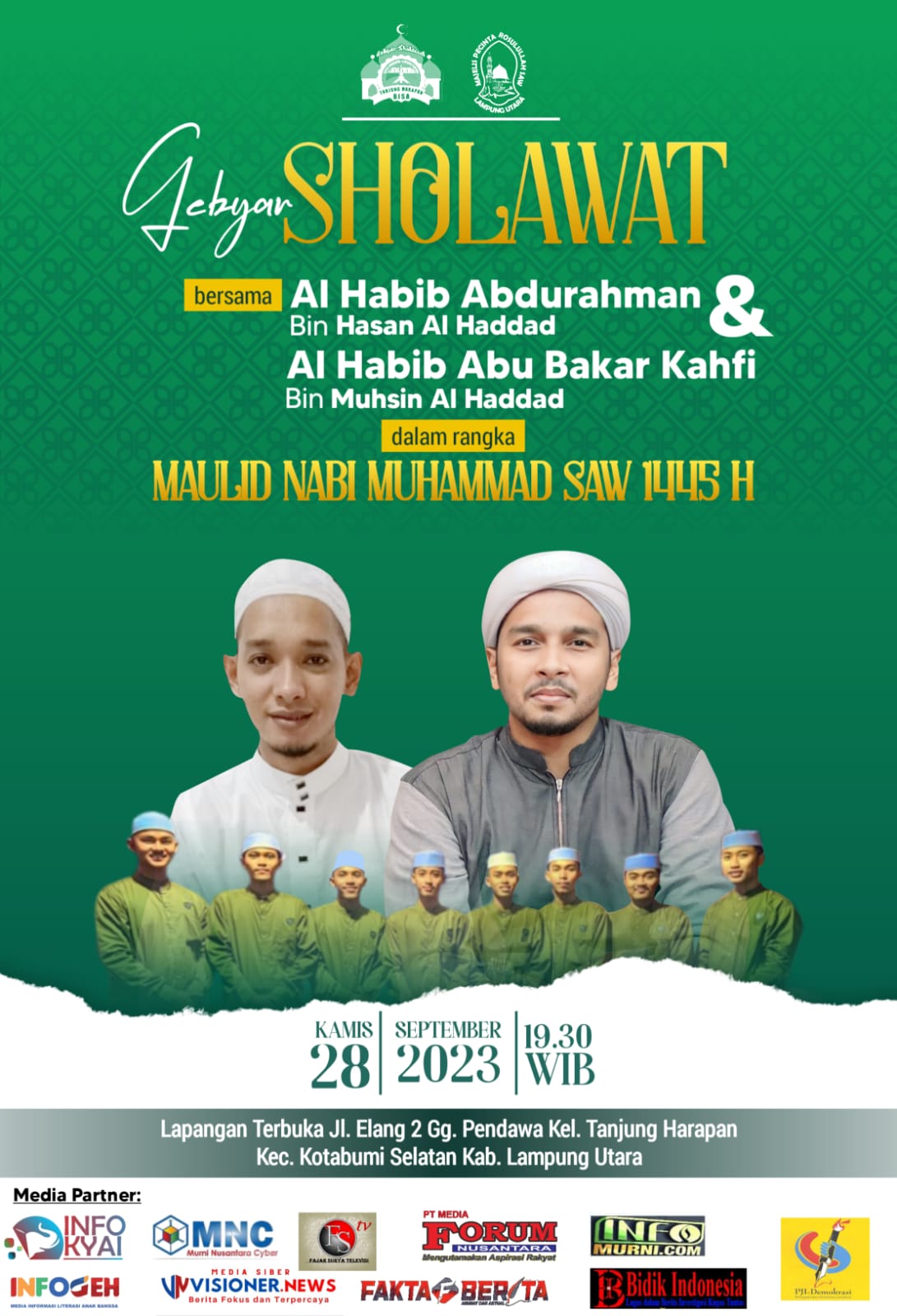 H-1 Jelang Hari Maulid Nabi, Mari Bershalawat Bersama di Tanjung Harapan Lampura