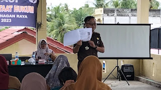 Mencegah Korupsi”Kajari Nagan Raya Sosialisasikan Penggunaan Anggaran DD di Kecamatan Tripa Makmur