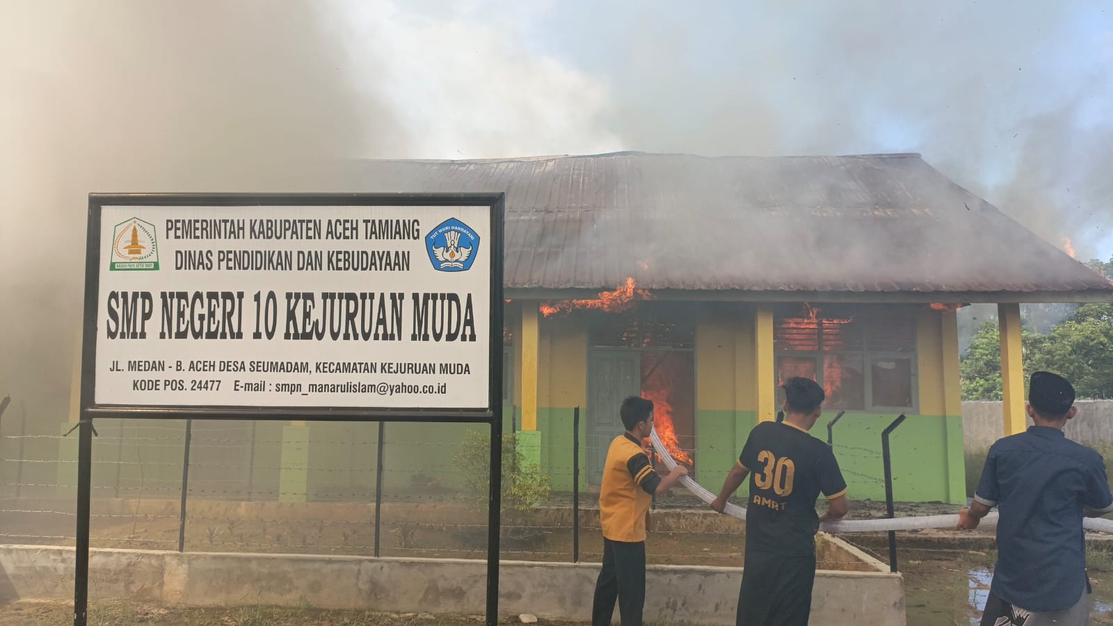 Sekolah di Aceh Tamiang Terbakar, Kerugian Capai Rp340 Juta