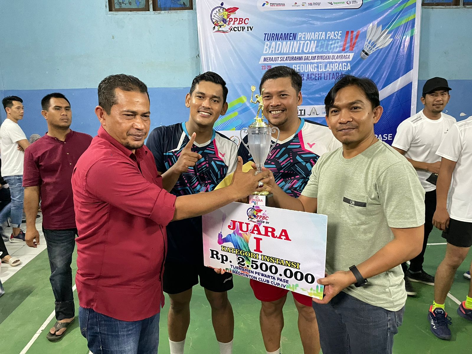 PT PAG Juara Turnamen Bulu Tangkis PPBC Cup ke IV