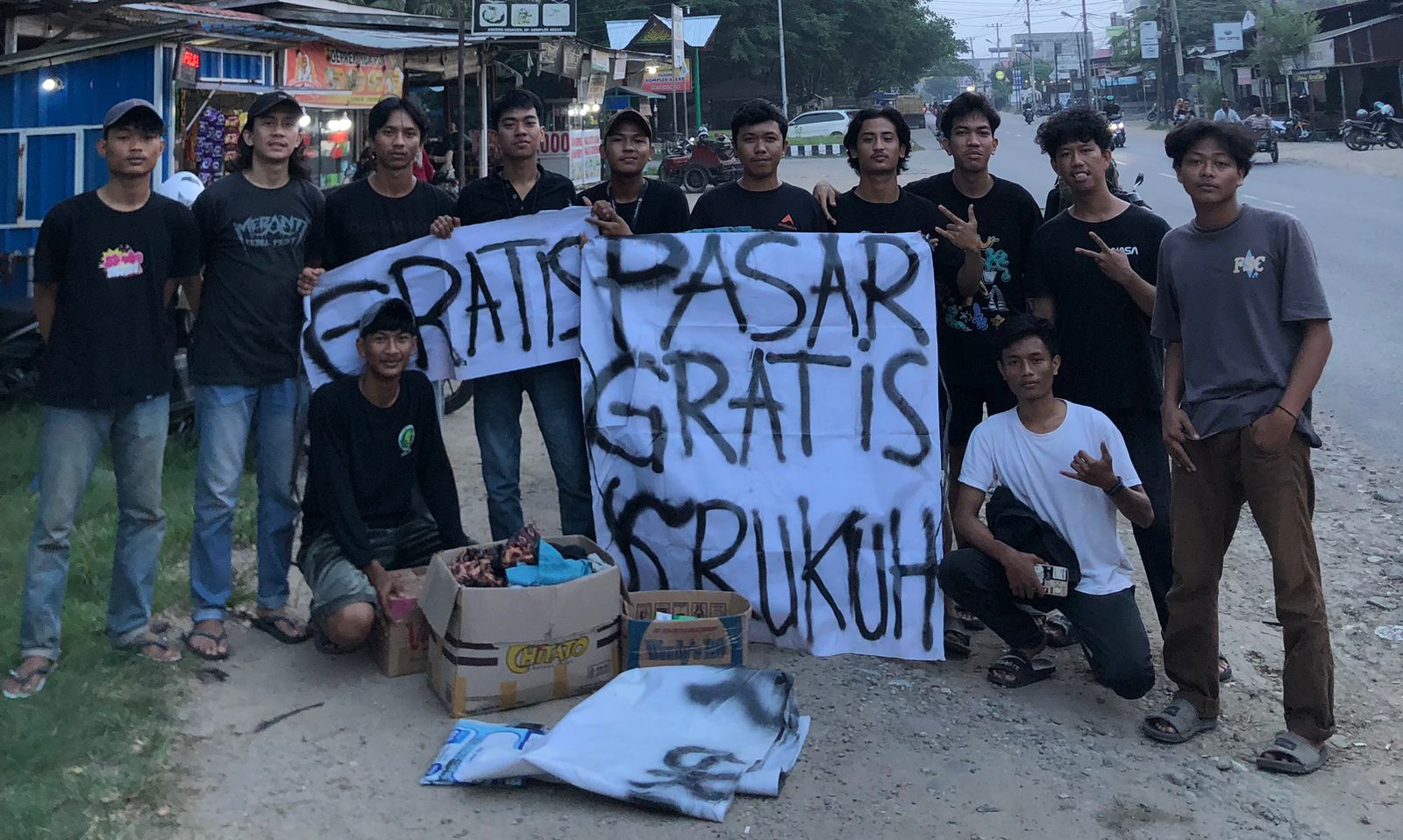 Mahasiswa Agroekoteknolog Pertanian Unimal Bentuk Pasar Gratis