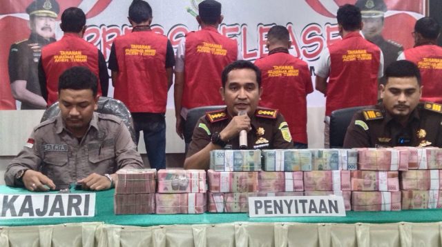 Wartawan Sulit Acces Liput 6 Tersangka Korupsi Jalan 13 Milyar di LP Idi