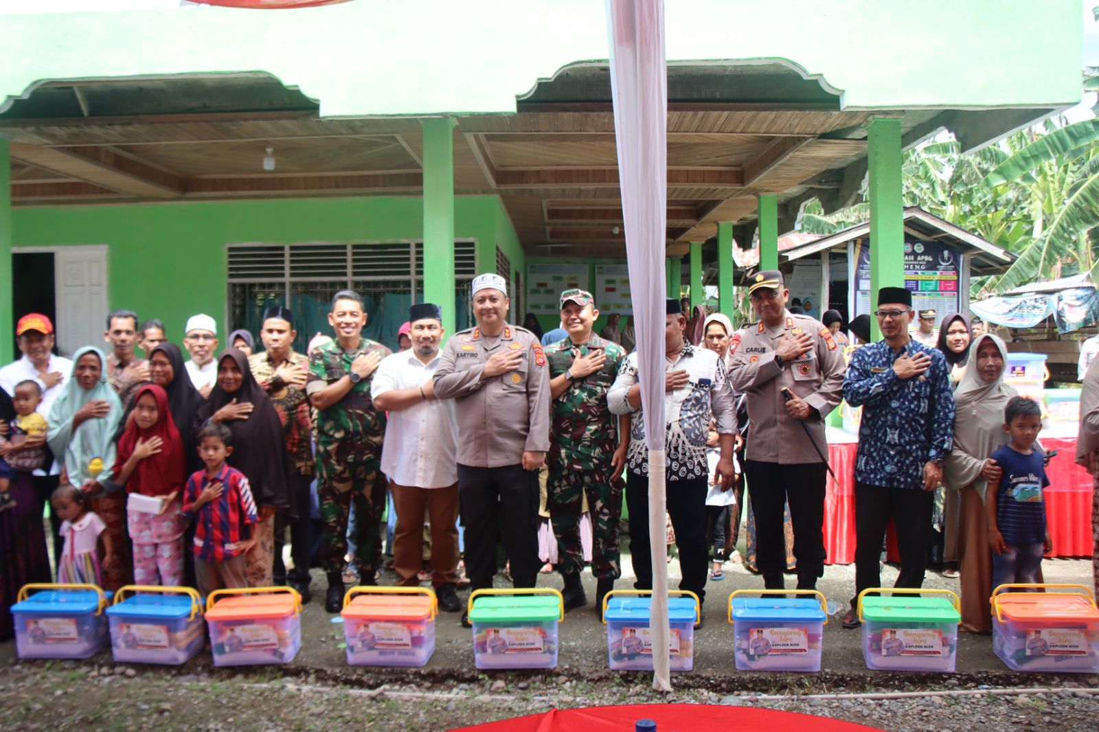 Resmikan Sumur Bor, Kapolda Aceh: Bagian dari Komitmen Polri dalam Melayani Masyarakat