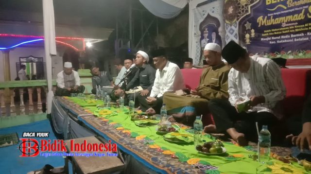 Peringati Hari Maulid Nabi, Sholawat Bergema di Bernah Lampura Bersama Habib Abdurahman