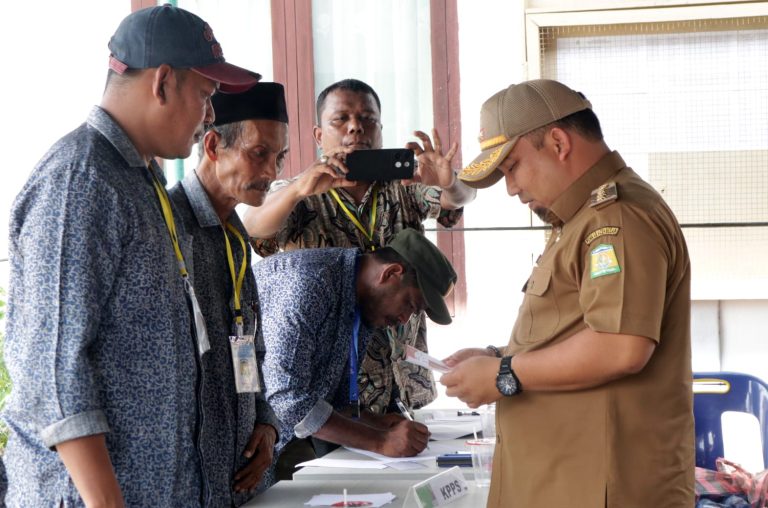 Pj Bupati Aceh Besar Bersama Forkopimda Tinjauan Langsung Pelaksanaan Pilchiksungtak 2023