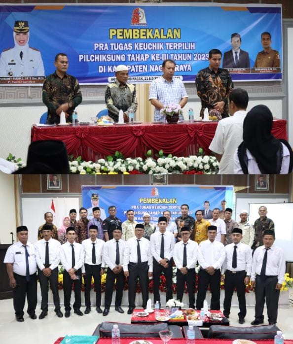 Pemkab Nagan Raya Beri Pembekalan Pratugas untuk 40 Kechik Gampong Terpilih Tahap III Th 2023