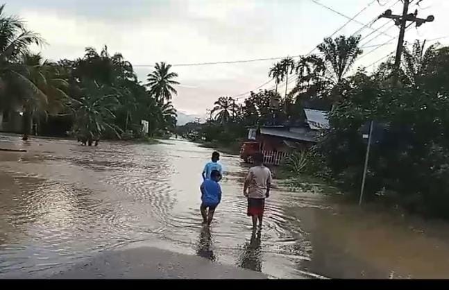 Akibat Diguyur Hujan 4 Gampong di Tripa Makmur Terendam Banjir