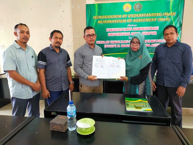 Tandatangani MoU dan MoA, STISIP Al Washliyah Banda Aceh Kerja Sama dengan FIA Unigha Sigli