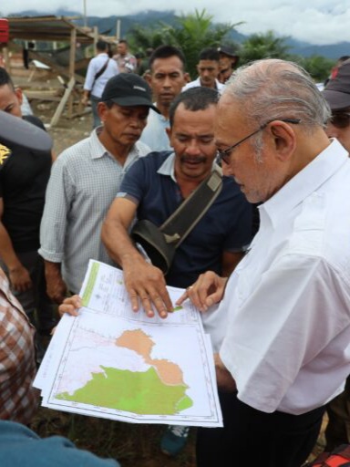 Paduka Wali Nanggroe Tinjau Dan Kontrol langsung Lahan Kombatan GAM Aceh Tamiang