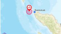 Gempa Magnitudo 4,8 Guncang Banda Aceh dan Aceh Besar