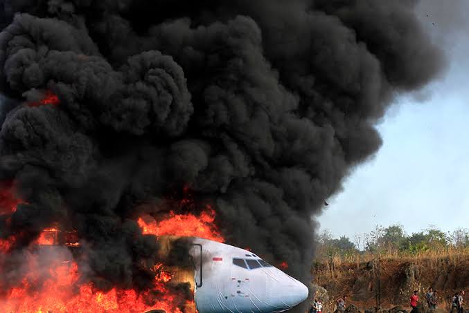 Breaking News Bintang Air 873 Tujuan Aceh, Terbakar di Bandara Blang Bintang