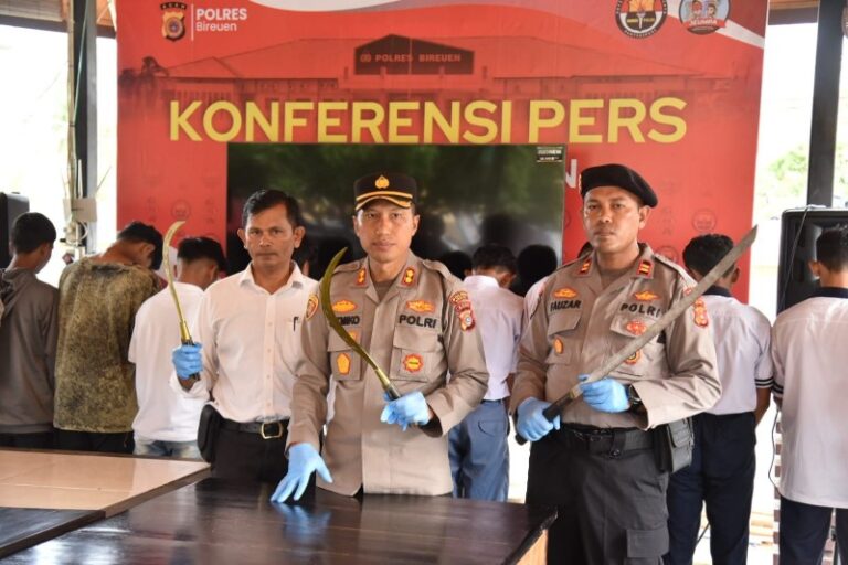 Belasan Remaja Terlibat Kelompok Geng Motor, Polres Bireuen Lakukan Ini