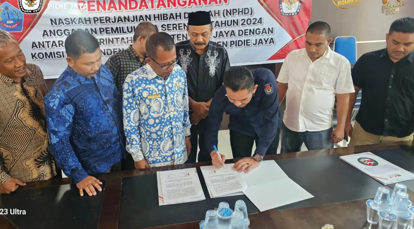 Pemkab Pijay Hibahkan Dana Pilkada Rp25,5 Miliar ke KIP