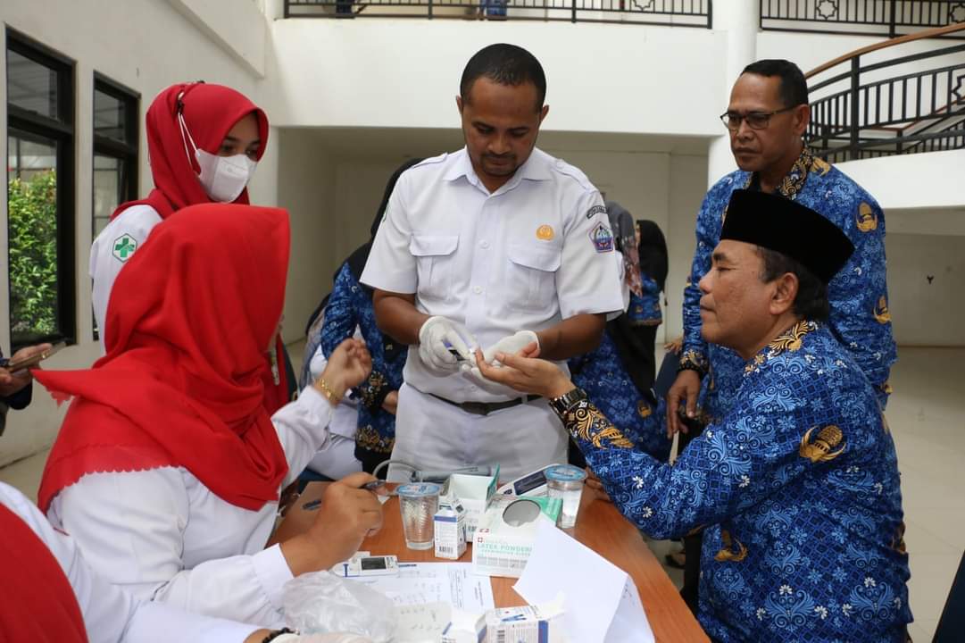 Pemkab Pidie Jaya Gelar Donor Darah, Minim Peminat