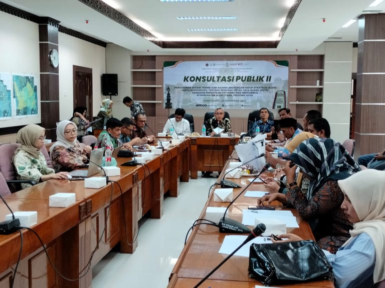 Dinas PUPR Aceh Utara Gelar Konsultasi Publik ke-2 untuk Susun Materi Teknis RDTR Cot Girek