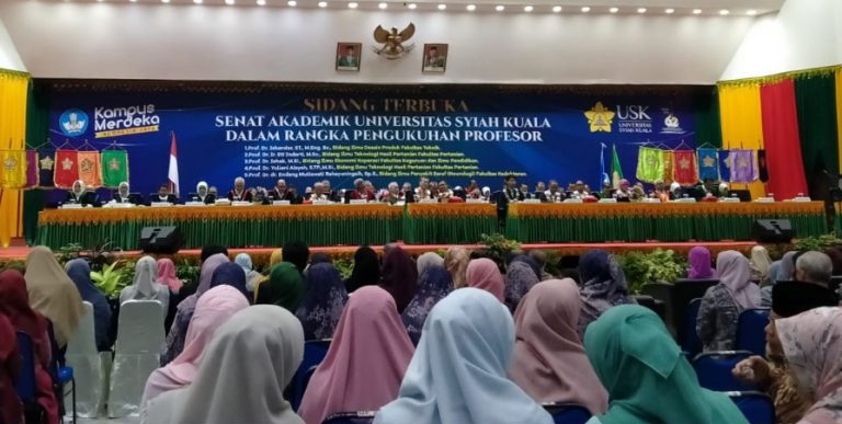 Universitas Syiah Kuala Kukuhkan 5 Guru Besar, 2 Profesor Bidang Teknologi Hasil Pertanian