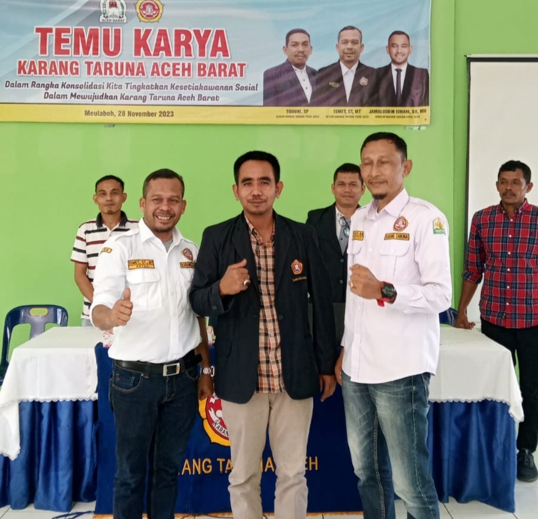 Sabki  Mustafa Habli Pimpin Karang Taruna Aceh Barat 2023 – 2028