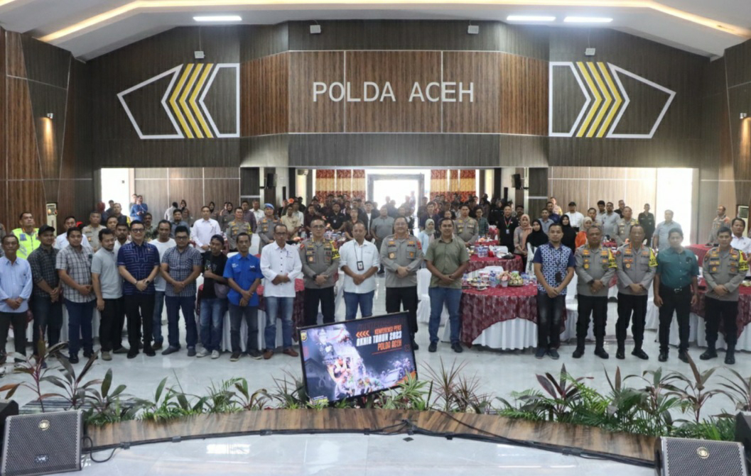 Kapolda Aceh Pimpin Konferensi Pers Akhir Tahun 2023 Polda Aceh