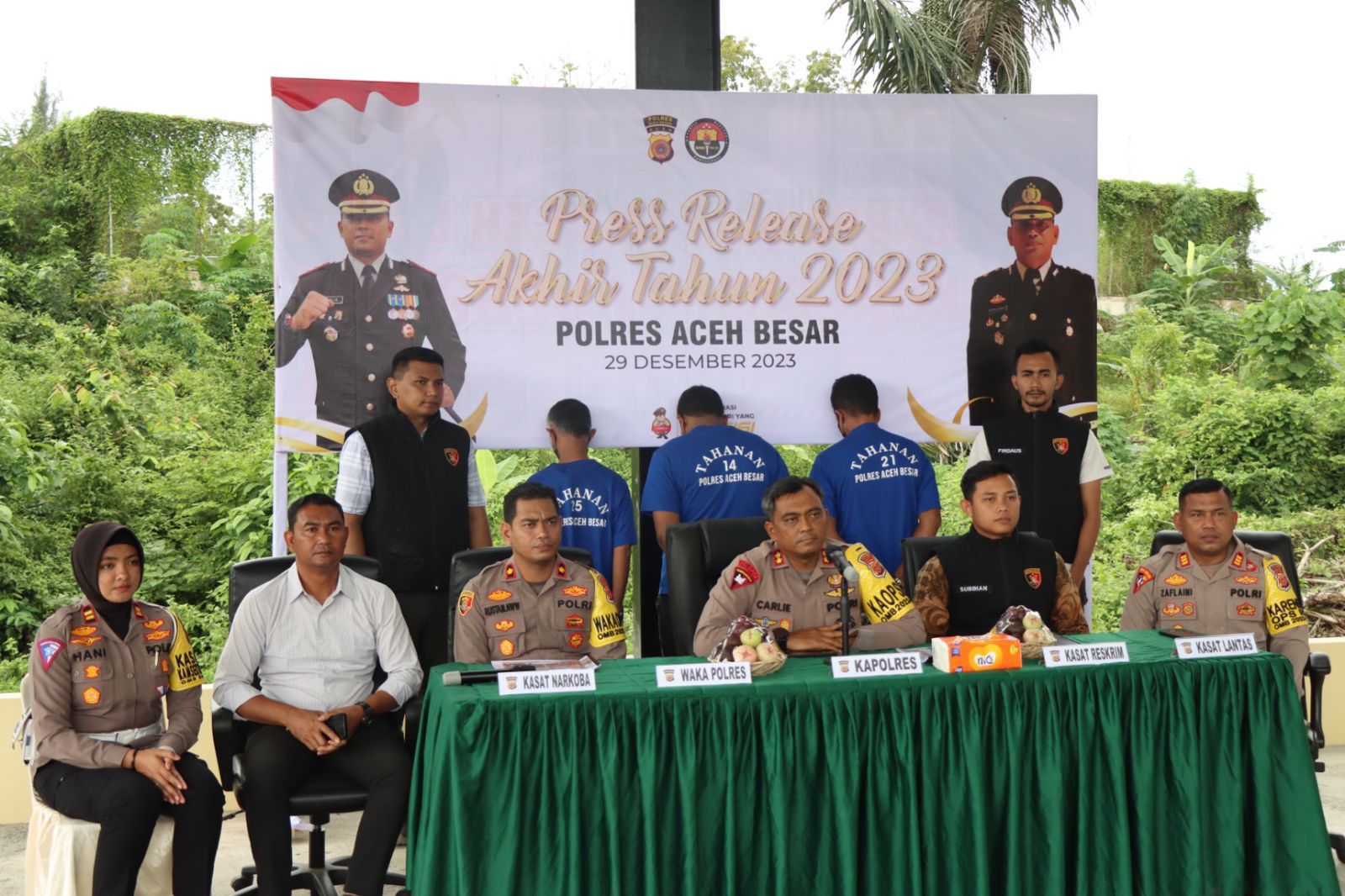 Polres Aceh Besar Tangani 110 Kasus Kriminal Sepanjang 2023