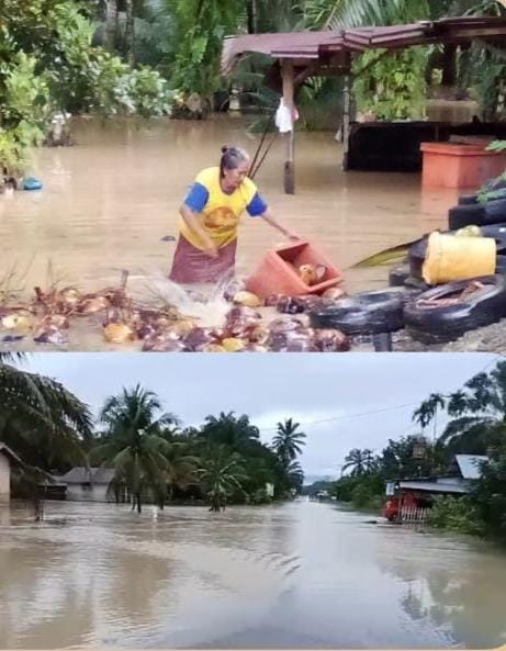 Akibat di Guyur Hujan Deras, Banjir Kembali Kepung Nagan Raya