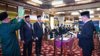 Pj Gubernur Lantik Direktur Bisnis dan Direktur Dana dan Jasa Bank Aceh