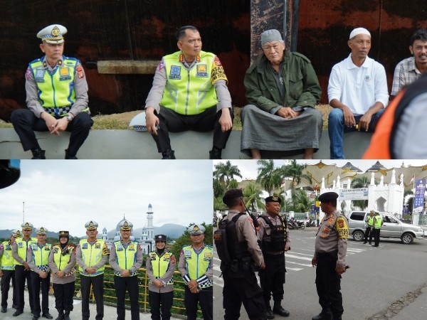 Dirlantas Polda Aceh Turun Langsung Amankan Tabligh Akbar Peringatan Tsunami