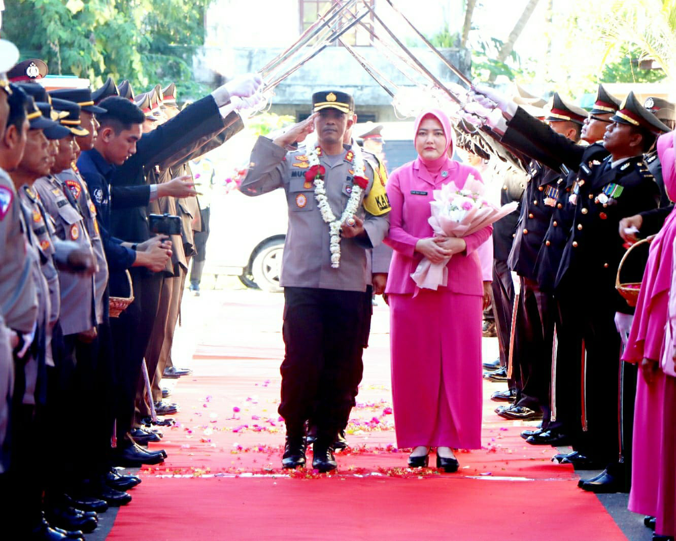 Gerbang Pora lepas sambut Kapolres Aceh Selatan