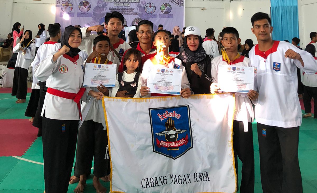 Kejurda se-Aceh Pencak Silat Merpati Putih Nagan Raya Raih Tiga Mendali Emas