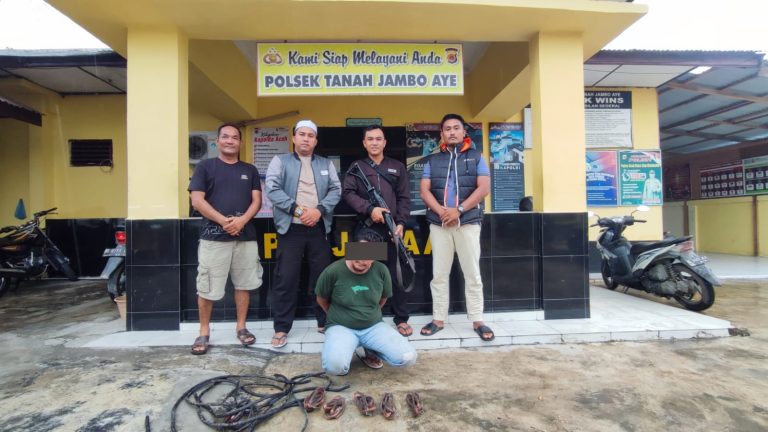 Polisi Ringkus Tersangka Pencuri Kabel Genset di Aceh Timur