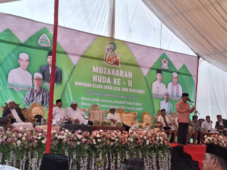 Dukung Pemilu Damai 2024, HUDA Aceh Barat Gelar Muzakarah Ulama Aceh